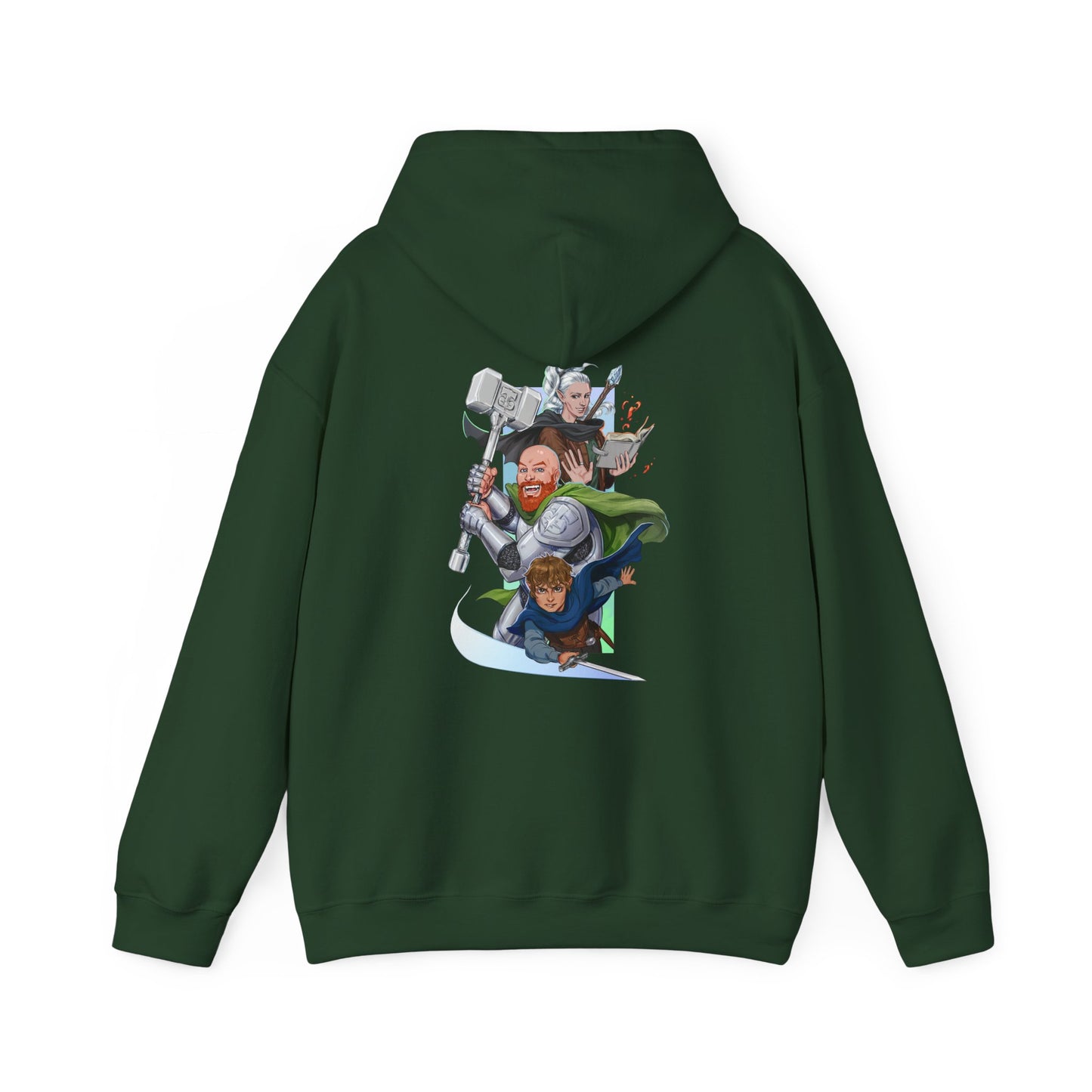 Dumb-Dumbs & Dragons: Logo & Original Trio Hoodie