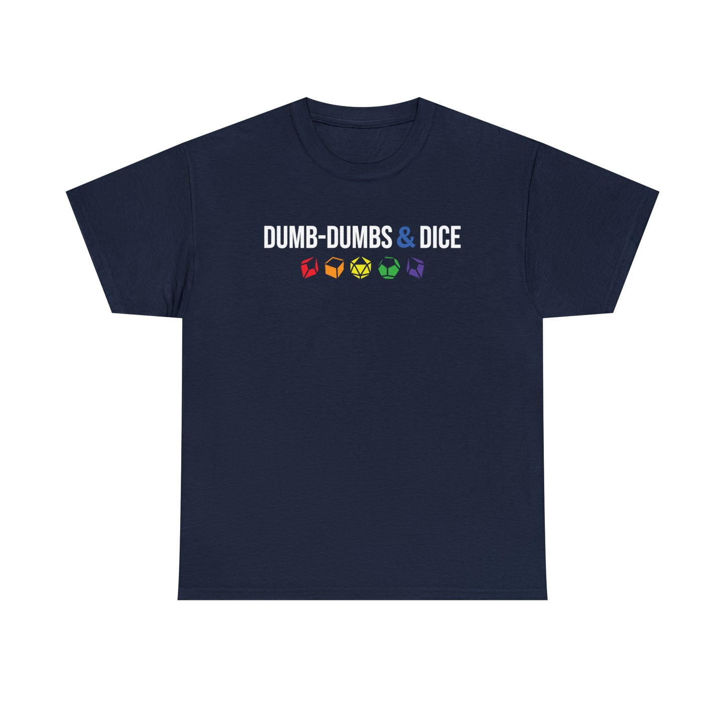 Dumb-Dumbs & Dice Logo and Dice Pride Tee