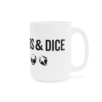 Dumb-Dumbs & Dice: Company Mug