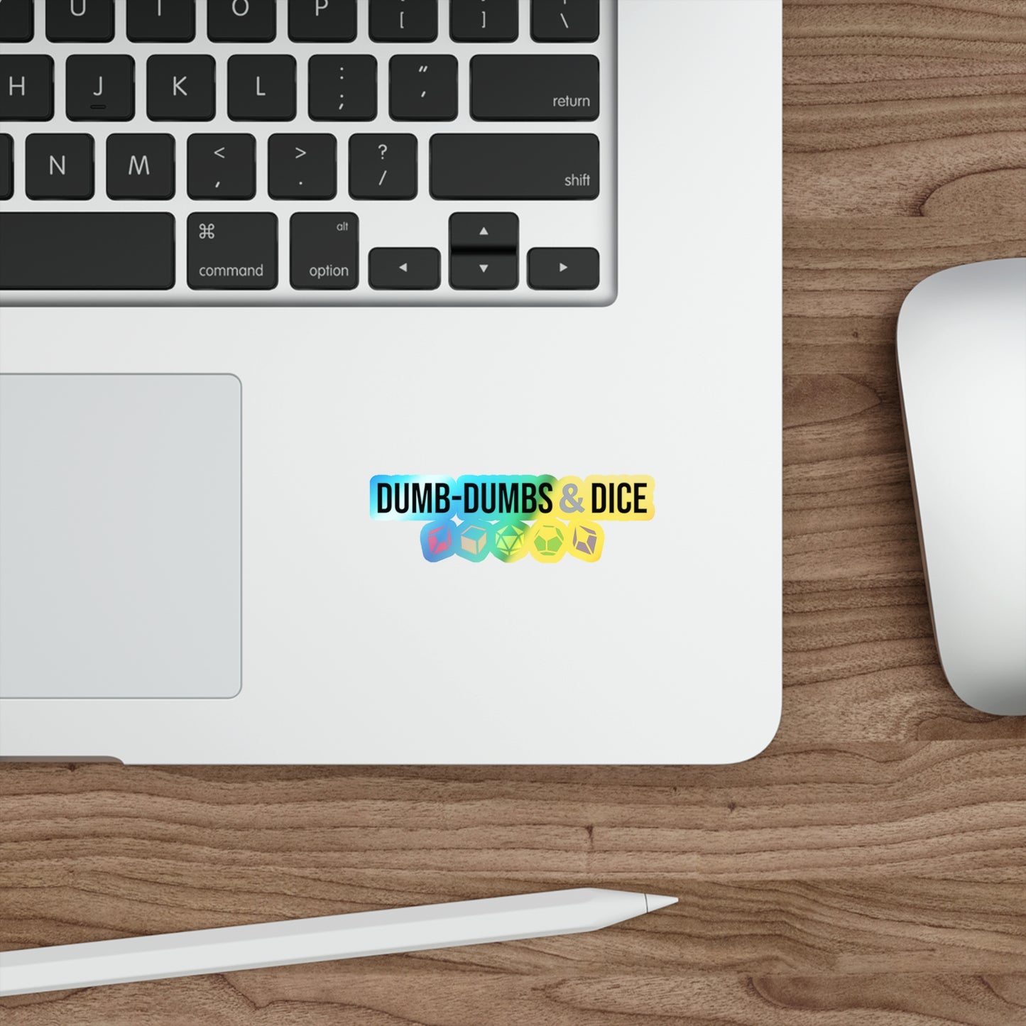 Dumb-Dumbs & Dice: Pride Logo Stickers