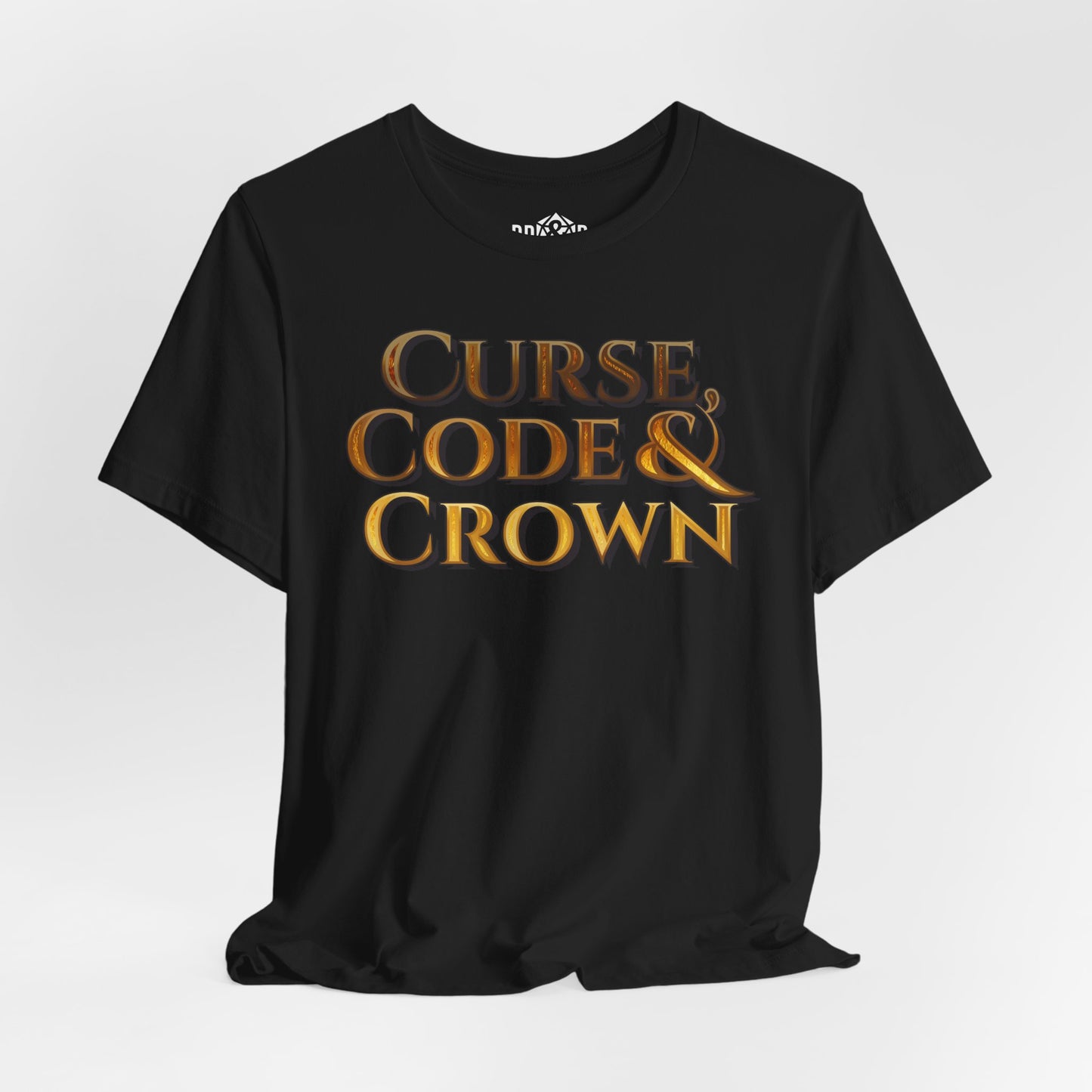 Curse, Code & Crown: Logo Tee