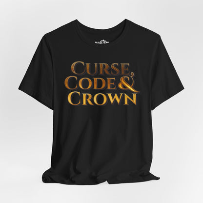 Curse, Code & Crown: Logo Tee
