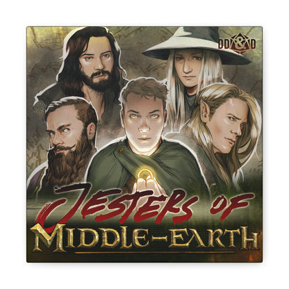 Jesters of Middle-earth Logo Canvas Print