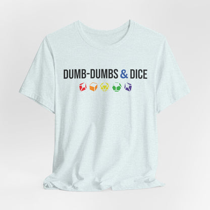 Dumb-Dumbs & Dice Company Logo Pride Tee