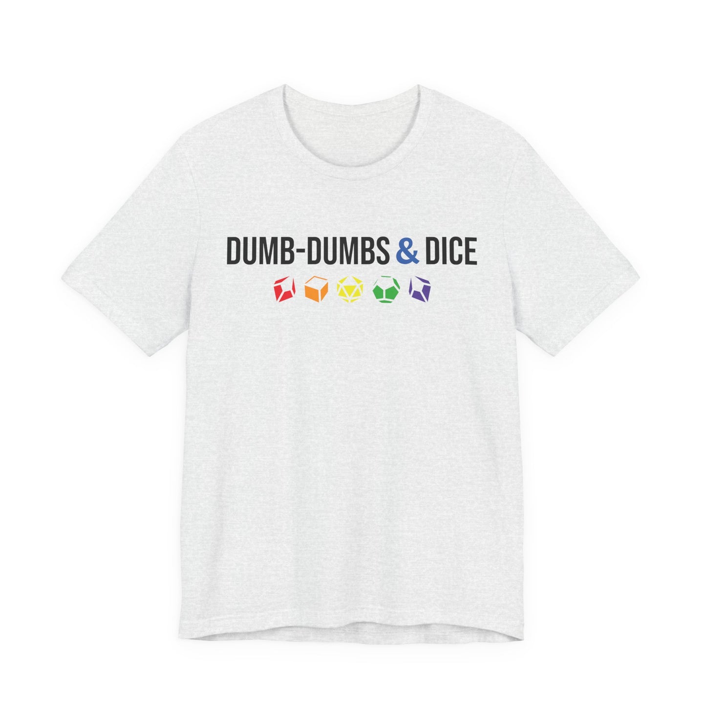 Dumb-Dumbs & Dice Company Logo Pride Tee
