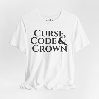 Curse, Code & Crown: Logo Tee