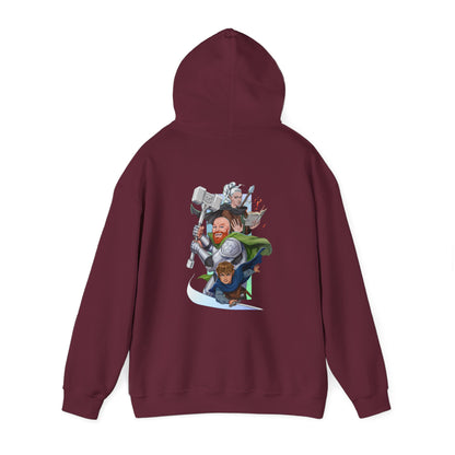 Dumb-Dumbs & Dragons: Logo & Original Trio Hoodie