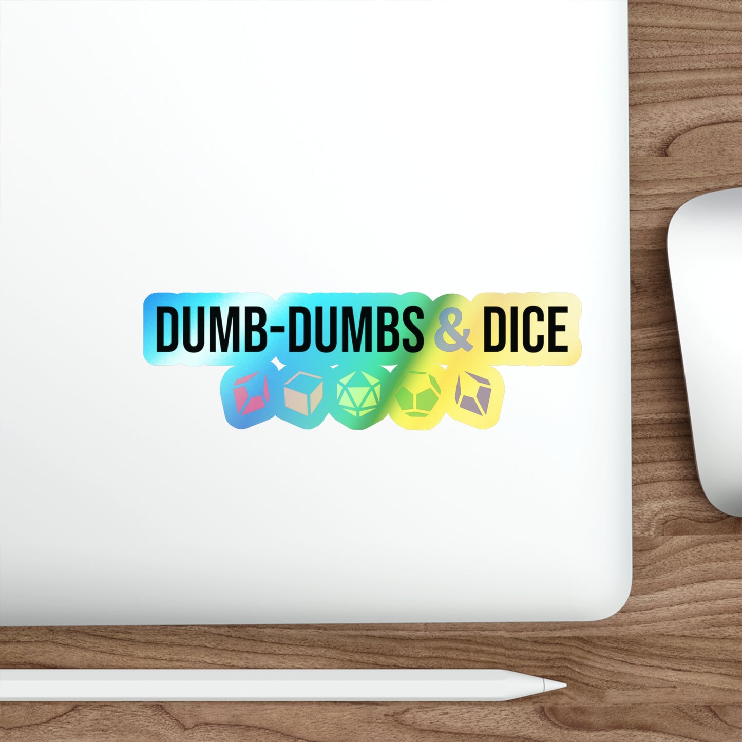 Dumb-Dumbs & Dice: Pride Logo Stickers