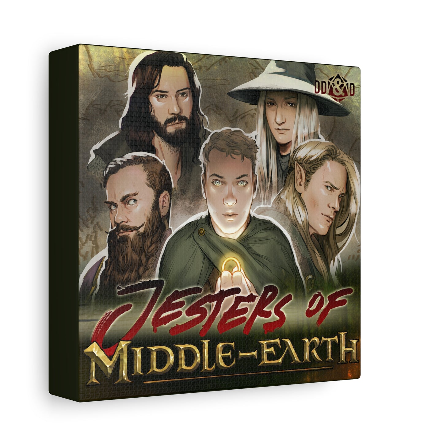 Jesters of Middle-earth Logo Canvas Print