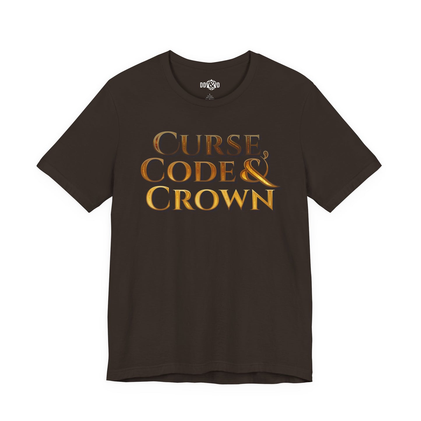 Curse, Code & Crown: Logo Tee