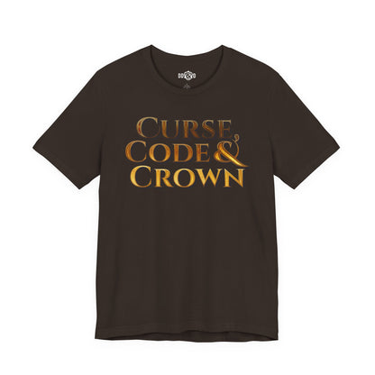 Curse, Code & Crown: Logo Tee