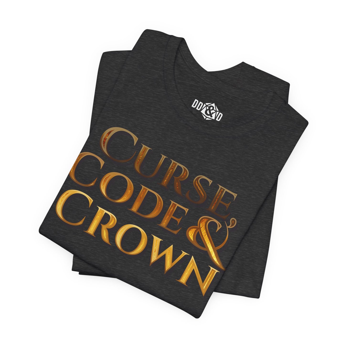 Curse, Code & Crown: Logo Tee