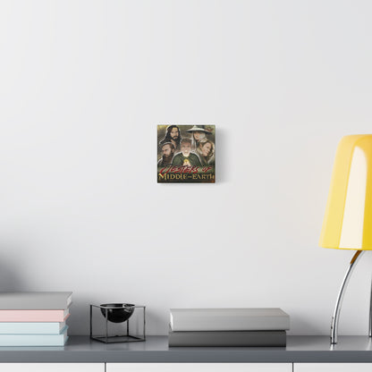 Jesters of Middle-earth Logo Canvas Print