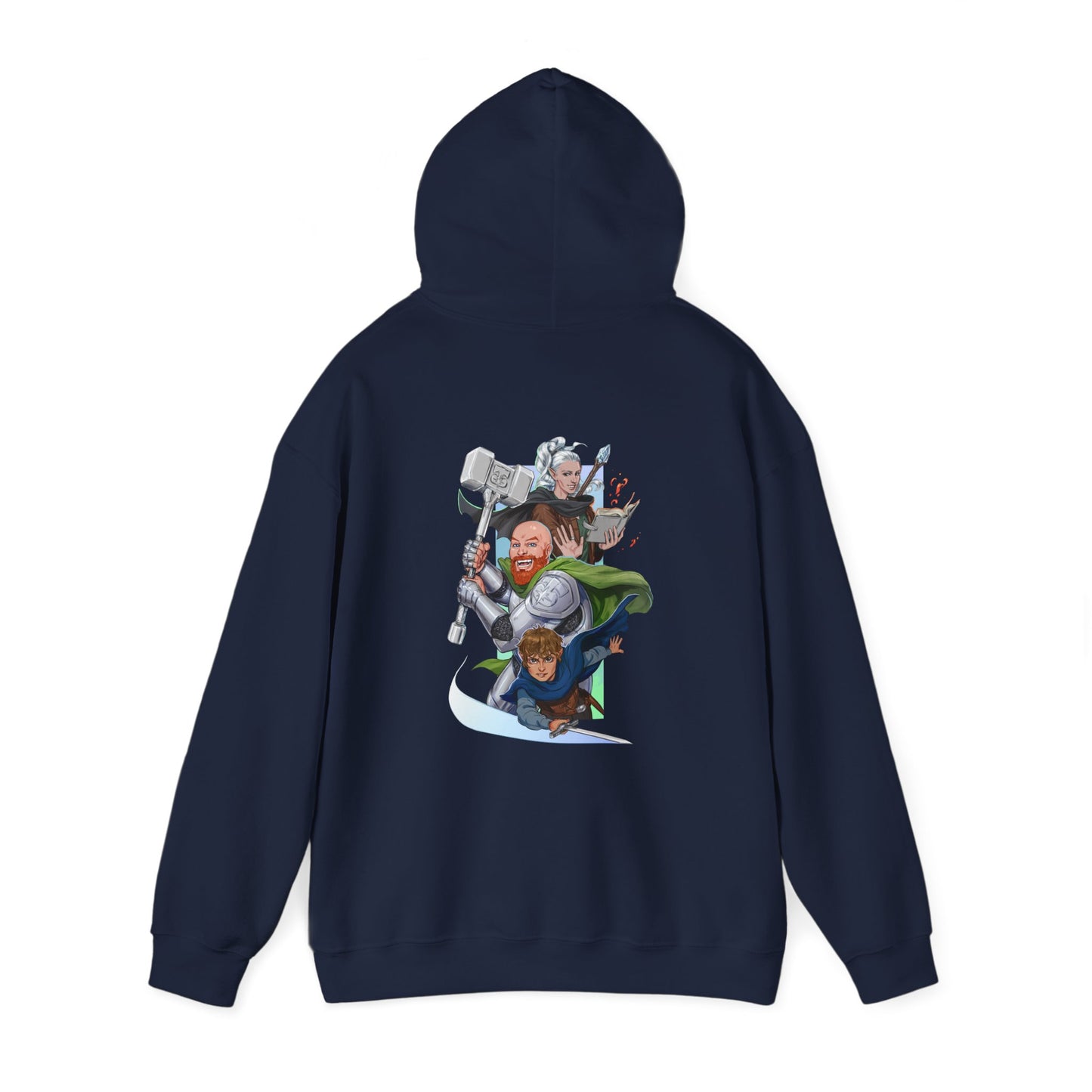 Dumb-Dumbs & Dragons: Logo & Original Trio Hoodie