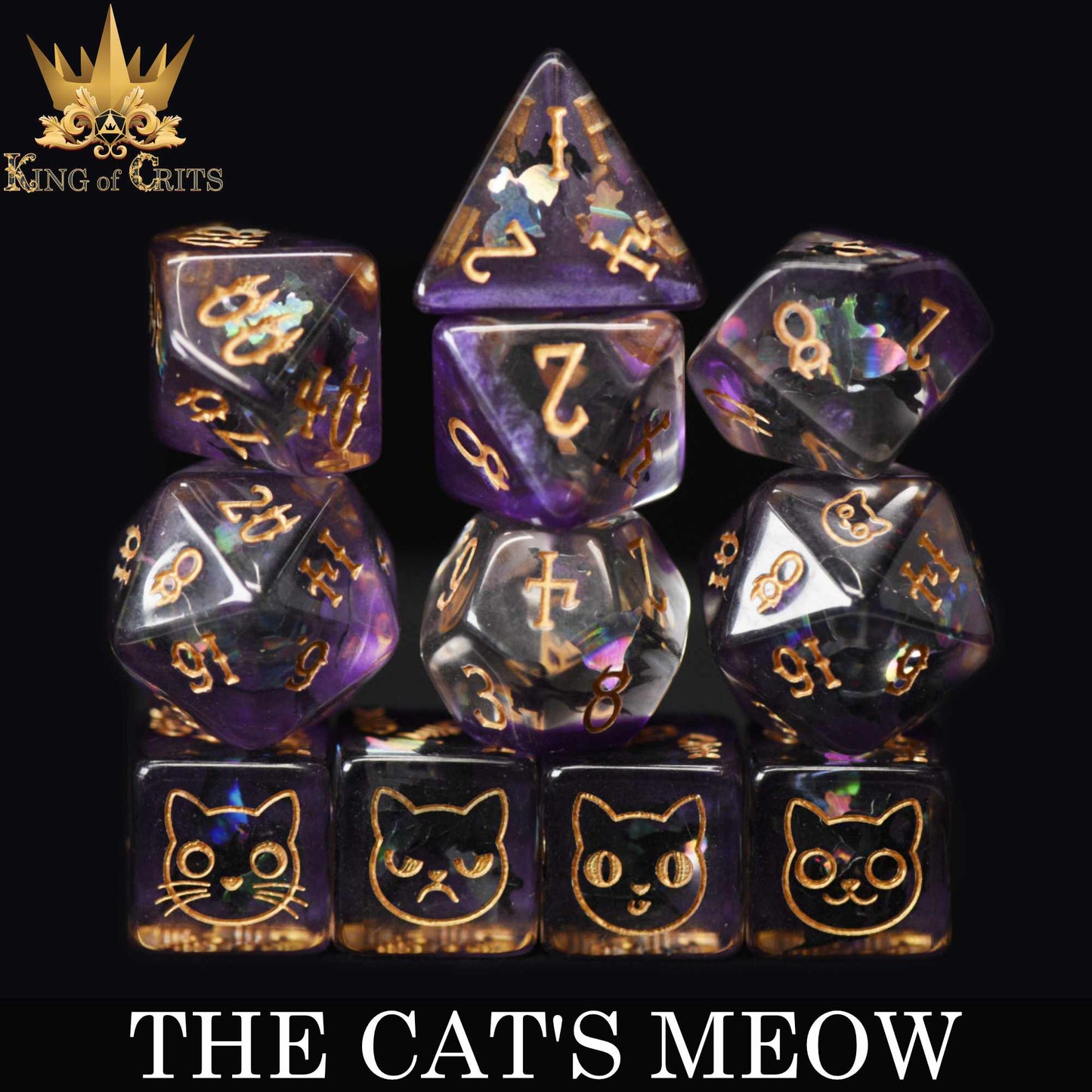 The Cat's Meow 11 Dice Set