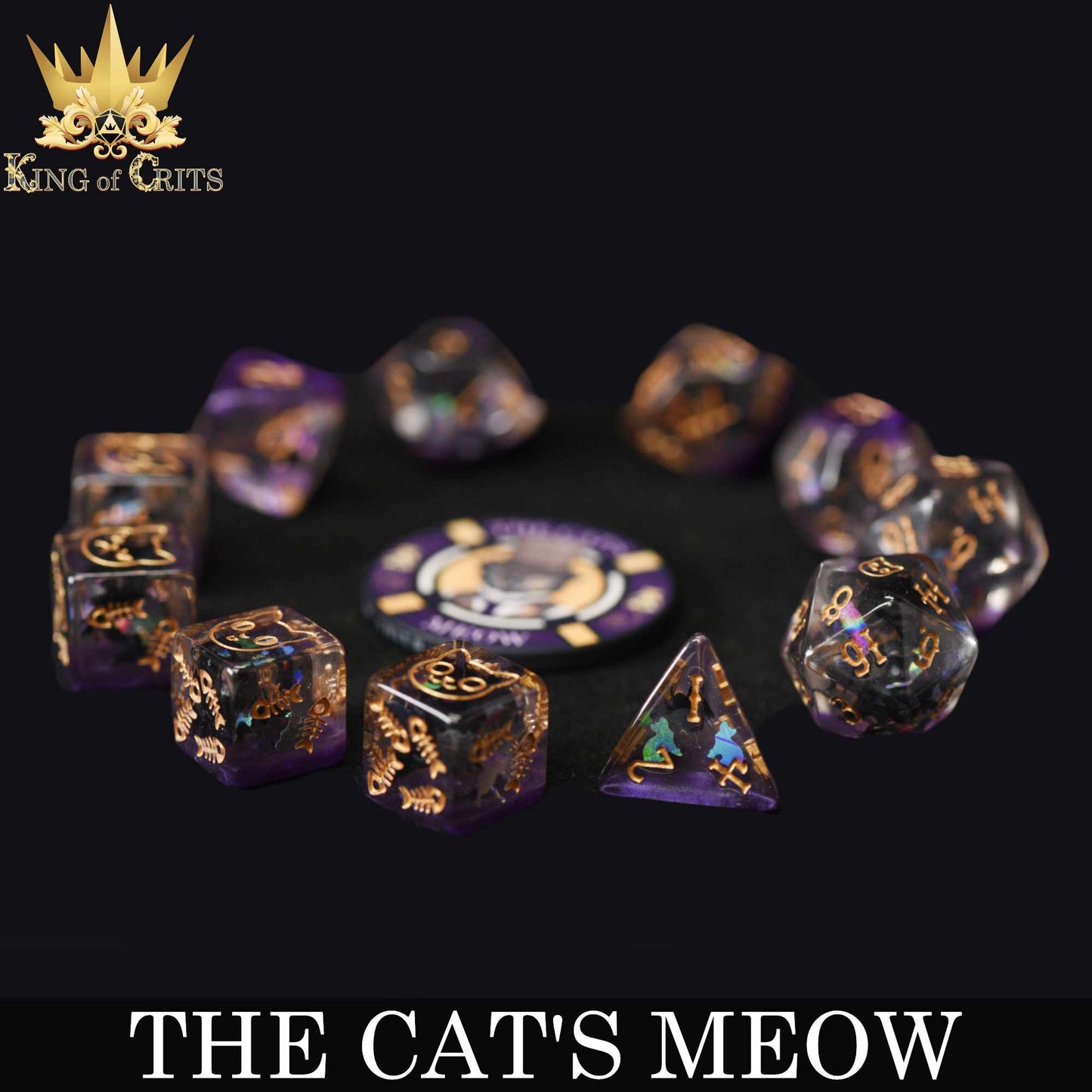 The Cat's Meow 11 Dice Set