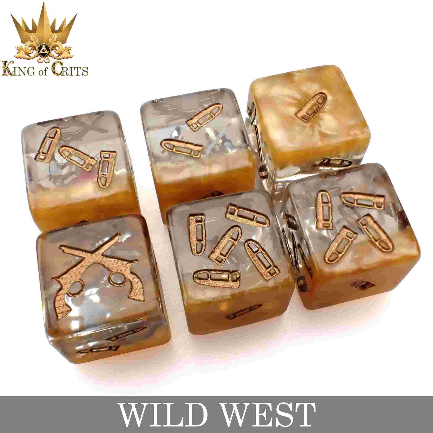 Wild West 11 Dice Set