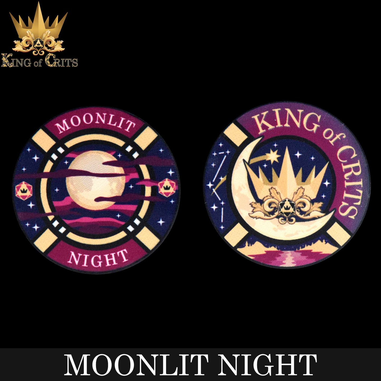 Moonlit Night 12 Dice Set