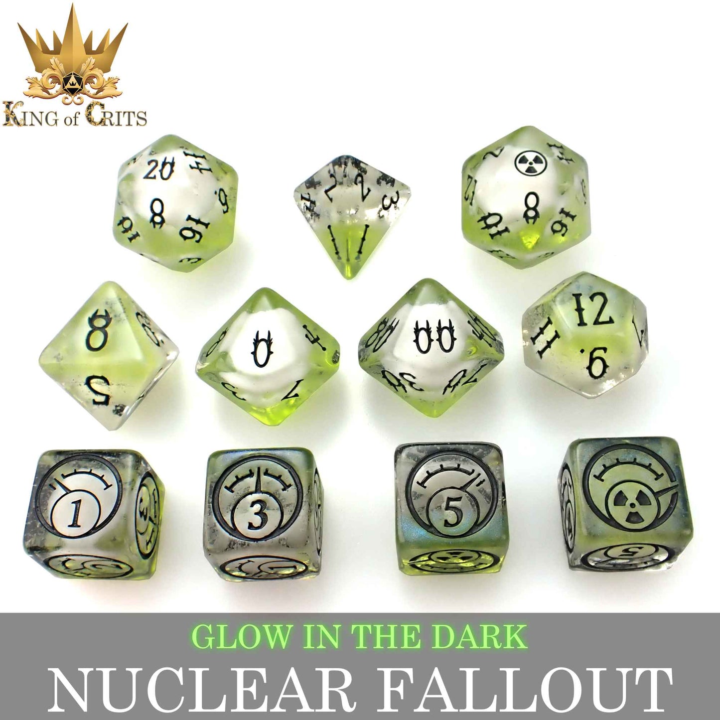 Nuclear Fallout 11 Dice Set