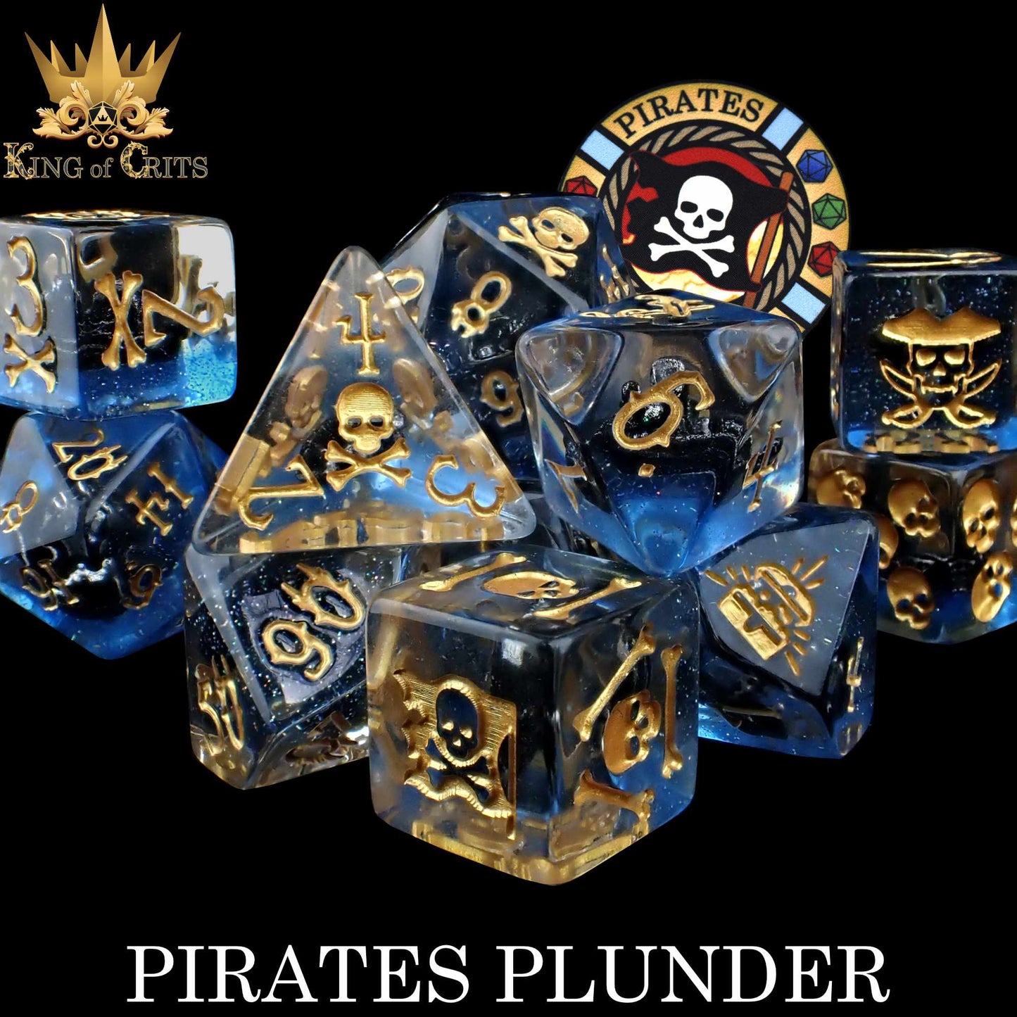 Pirates Plunder 11 Dice Set