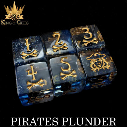 Pirates Plunder 11 Dice Set