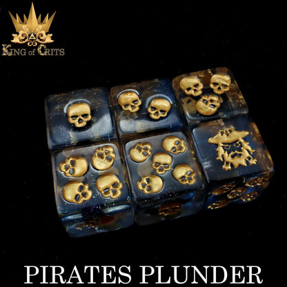 Pirates Plunder 11 Dice Set