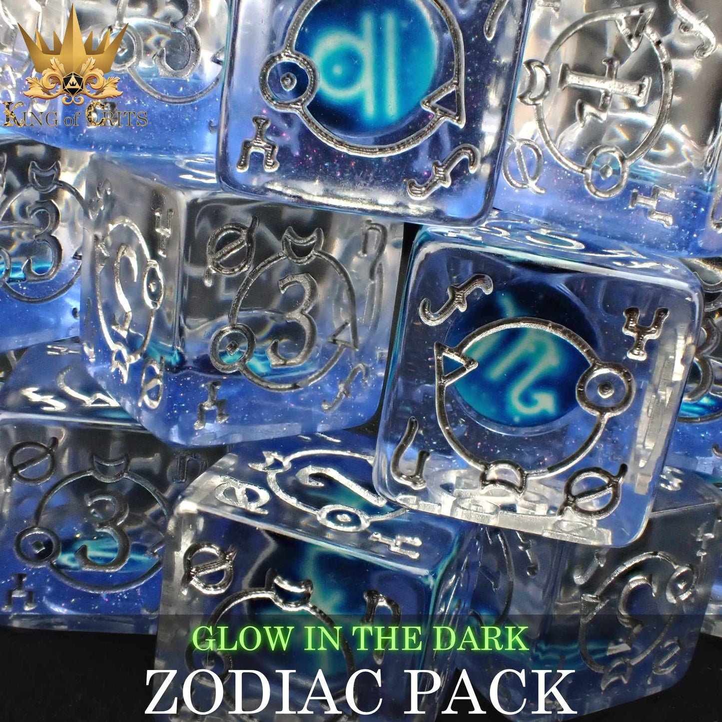 Zodiac Pack 12D6 Dice Set