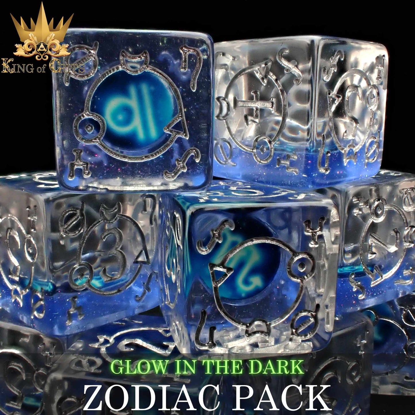 Zodiac Pack 12D6 Dice Set